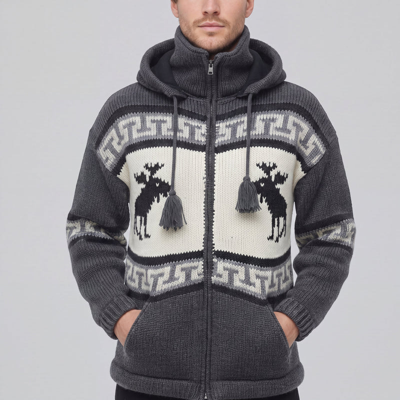 OLDTRIBES™ Sovereign Moose Wool Jacket