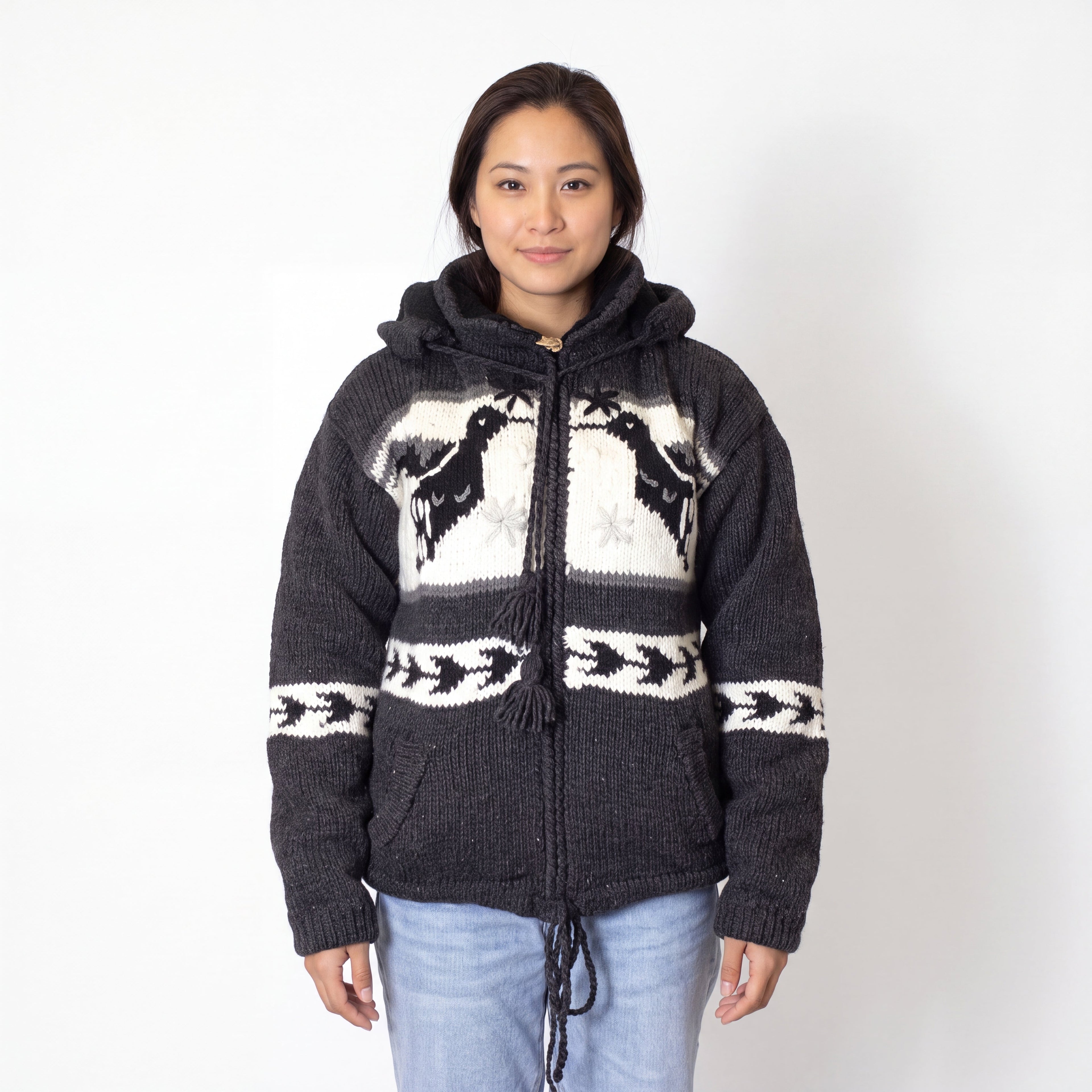 OLDTRIBES™ Aurora Hummingbird Wool Jacket