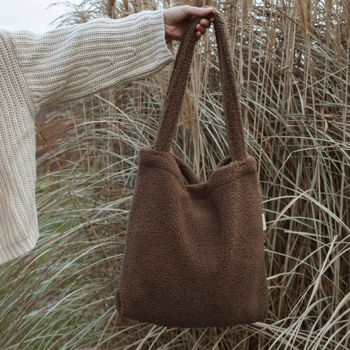 Teddy Fleece Tote