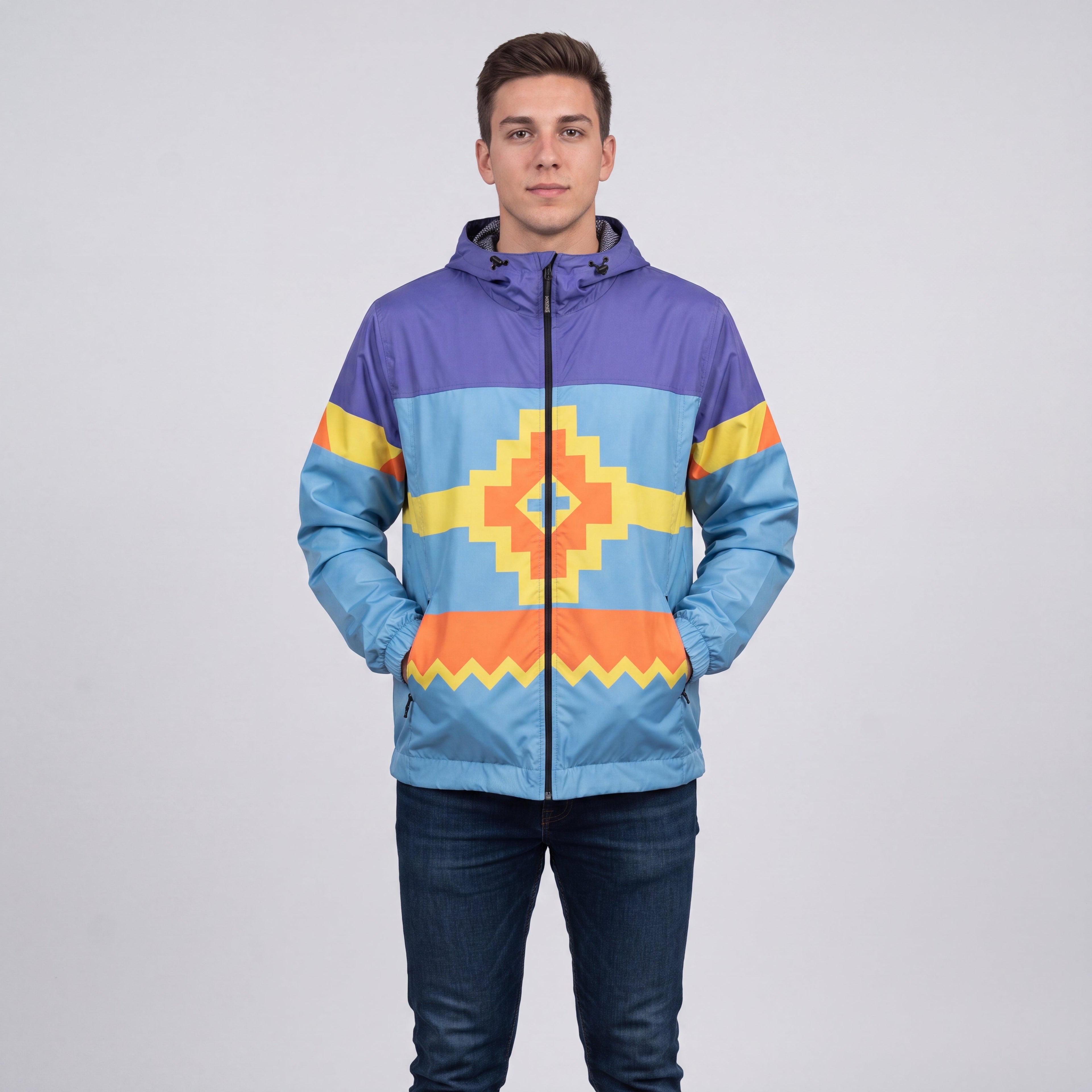 Purple Horizon Windbreaker