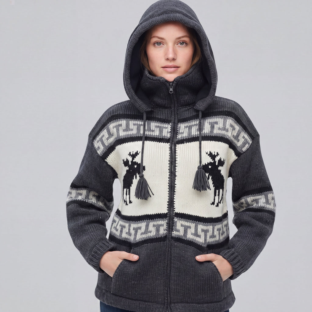 OLDTRIBES™ Sovereign Moose Wool Jacket
