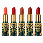 Vegan Lipstick Set – 5 Satin-Matte Shades, Cruelty-Free