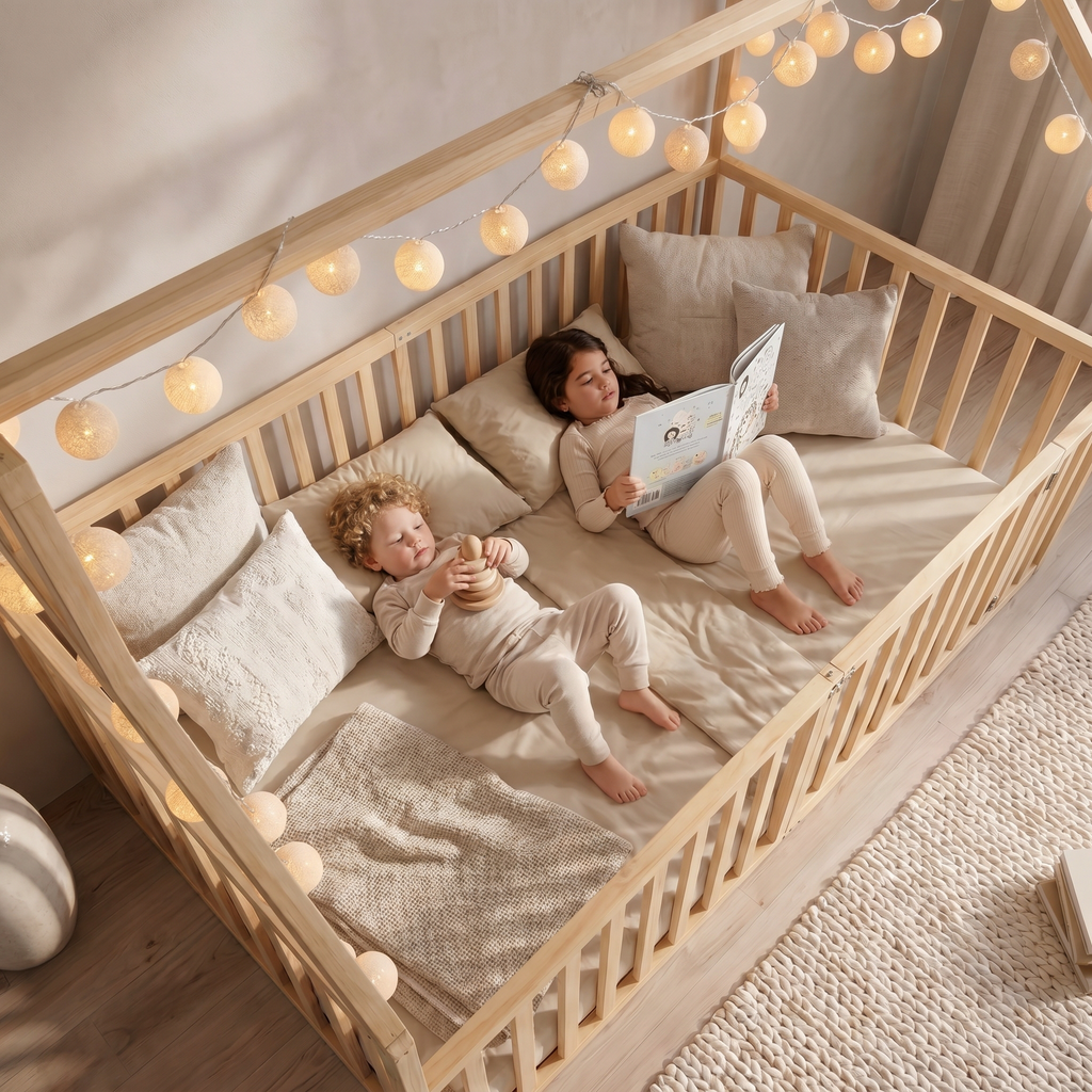 KAI HOUSE BED WITH HIGH RAILINGS