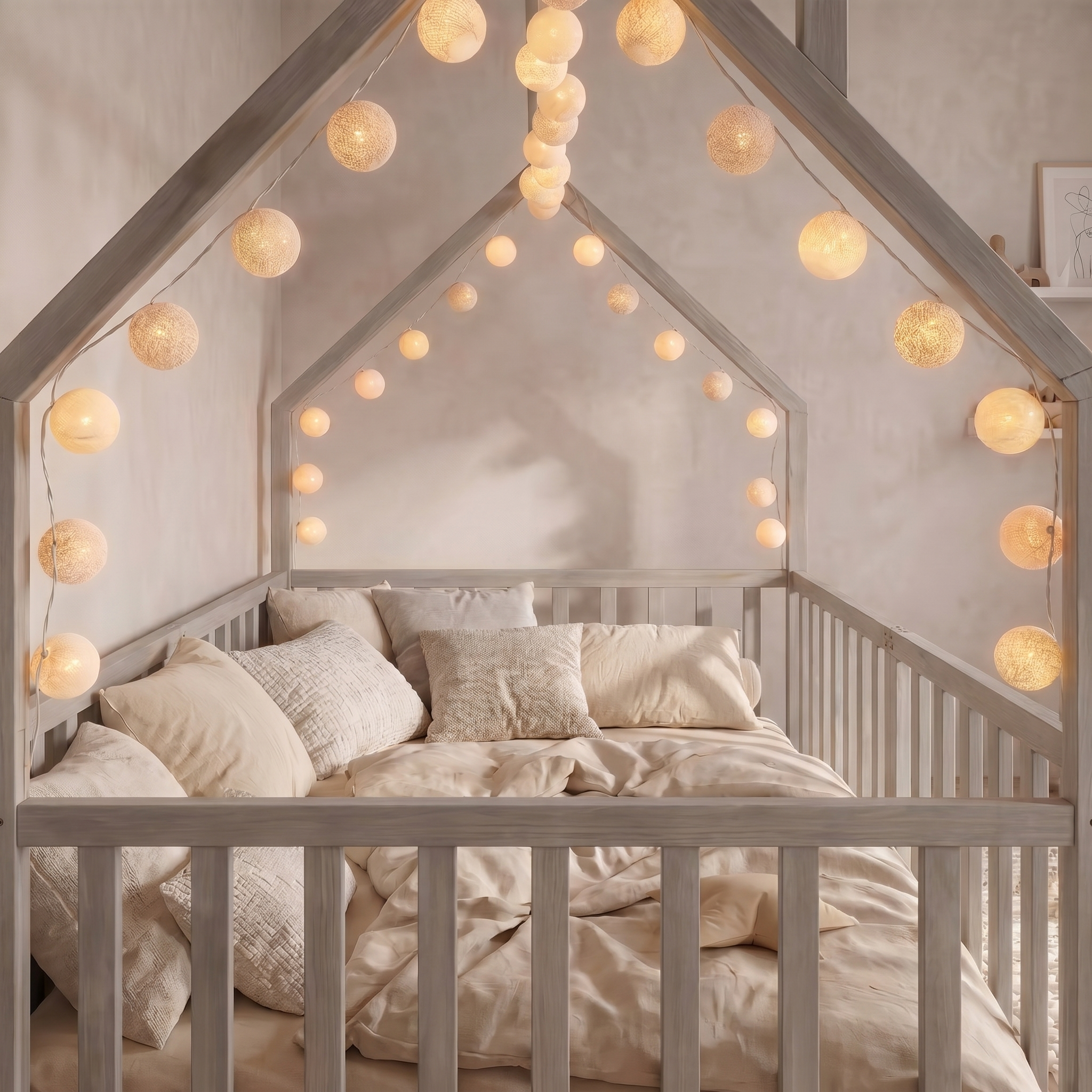 KAI HOUSE BED WITH HIGH RAILINGS