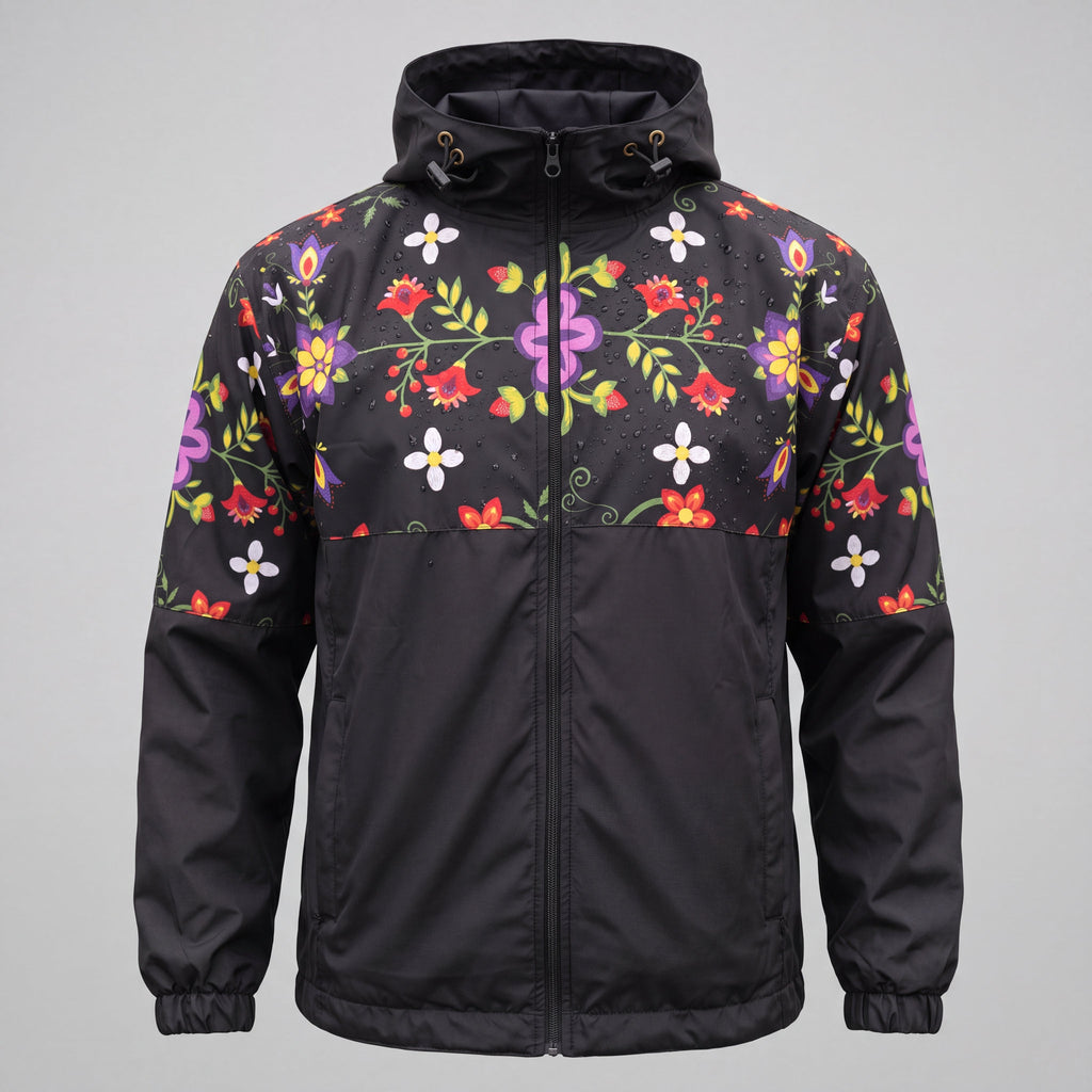 OLDTRIBES™ Midnight Bloom Windbreaker