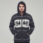 OLDTRIBES™ Nocturne Owl Wool Jacket