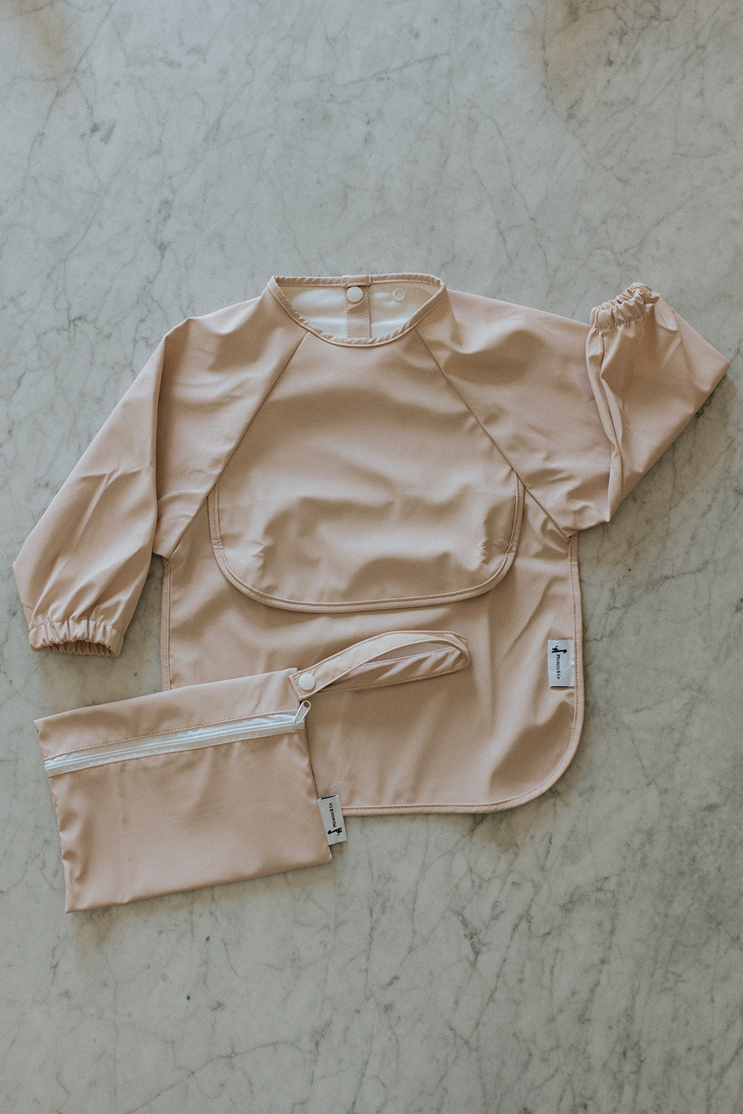 Waterproof Long-Sleeve Baby Bib | 6–24 months