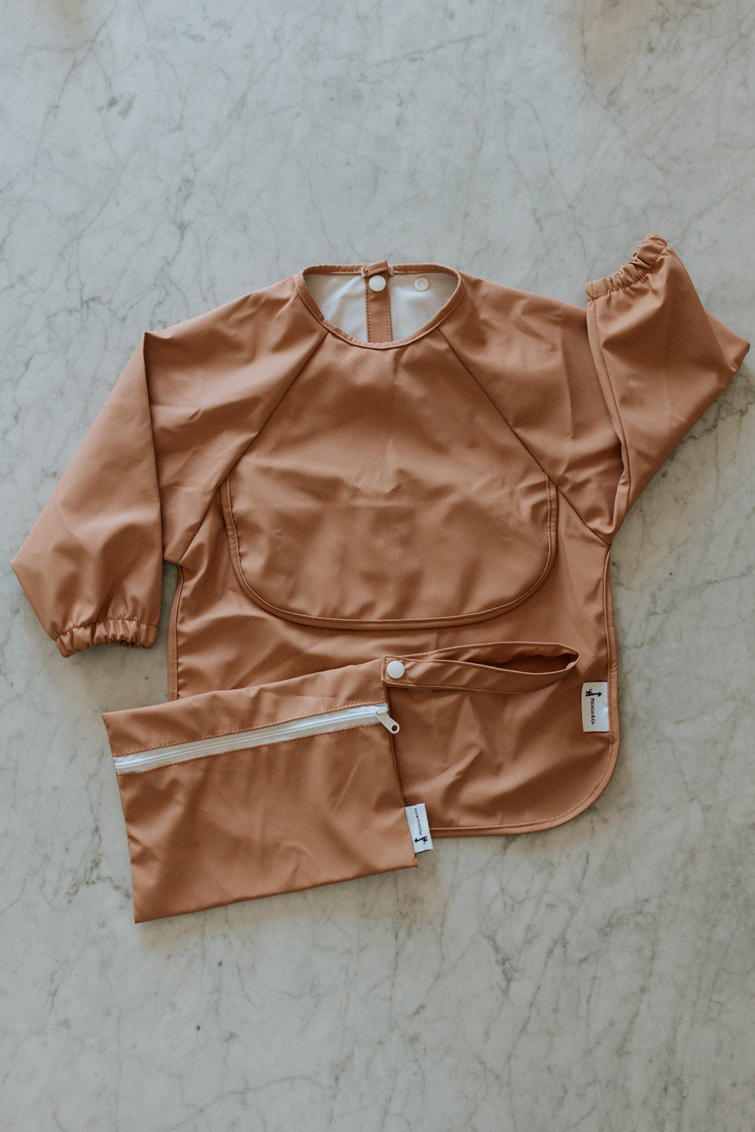 Waterproof Long-Sleeve Baby Bib | 6–24 months