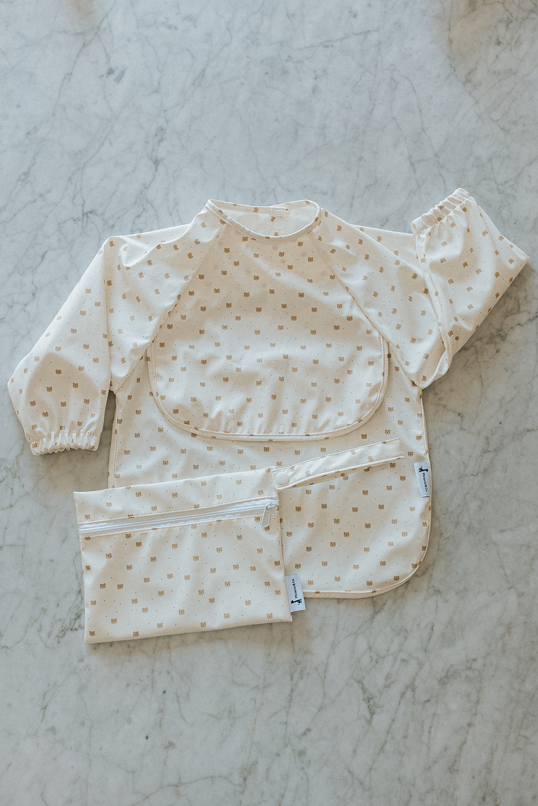 Waterproof Long-Sleeve Baby Bib | 6–24 months