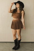 Micro Pleated Skirt