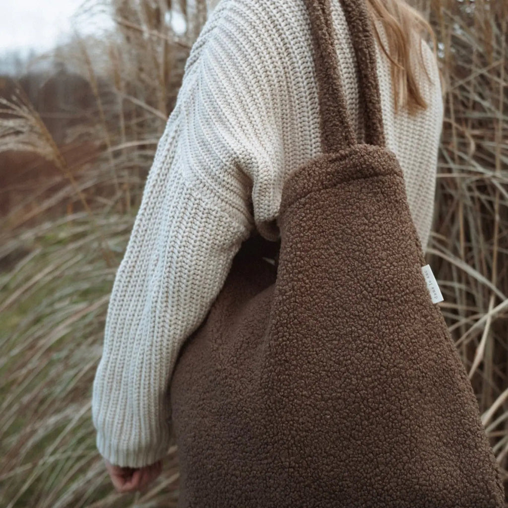 Teddy Fleece Tote
