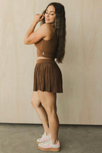 Micro Pleated Skirt