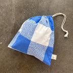 Big Blue Plaid Produce Bag