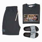 Men's Recycled Denim Slide Sandal