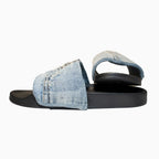 Women's Recycled Denim Slide Sandal