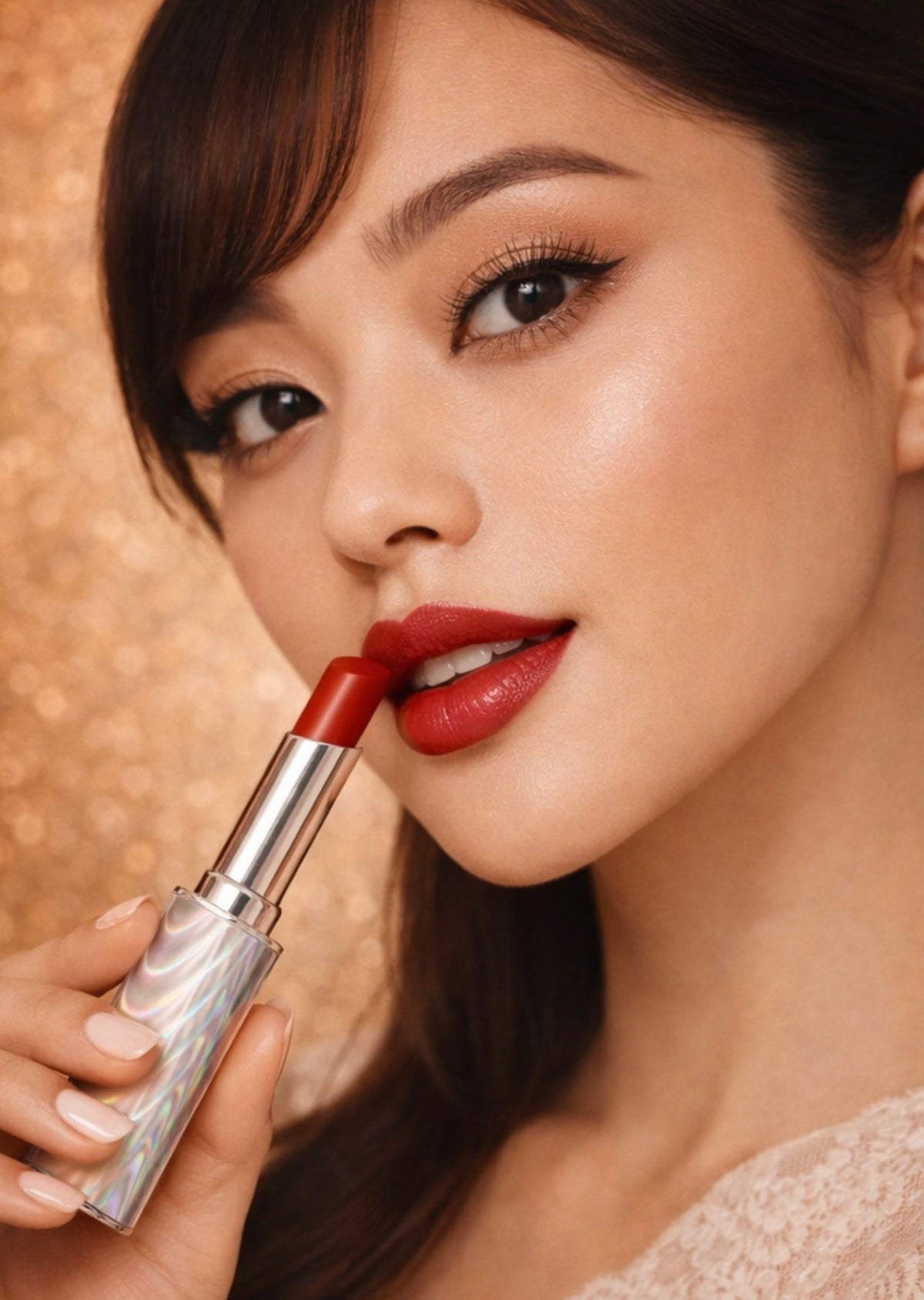 Sleek Vegan Matte Red Lipstick – Long-Lasting, Cruelty-Free