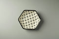 Hexagonal Appetizer Handmade Ceramic Plate