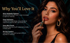 Vegan Lipstick Set – 5 Satin-Matte Shades, Cruelty-Free