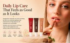 Vegan Lip Balm Trio Set – Peptide & Shea Butter, 3 Flavours