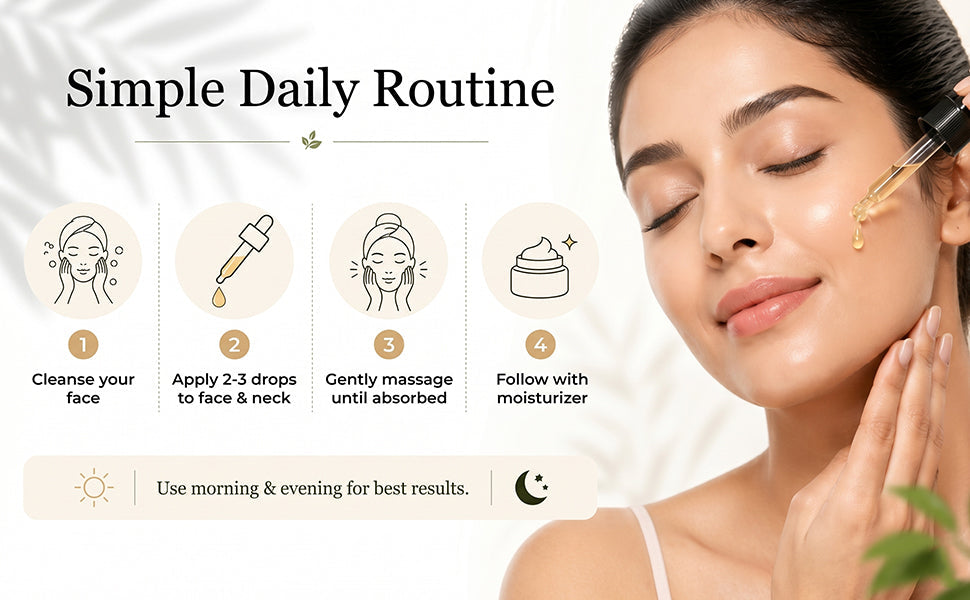 Collagen Face Serum with Tetrapeptide-7 for Anti Aging & Smooth Skin