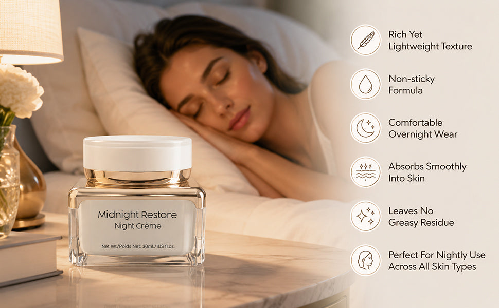 Midnight Restore Night Crème for Anti-Aging & Wrinkles