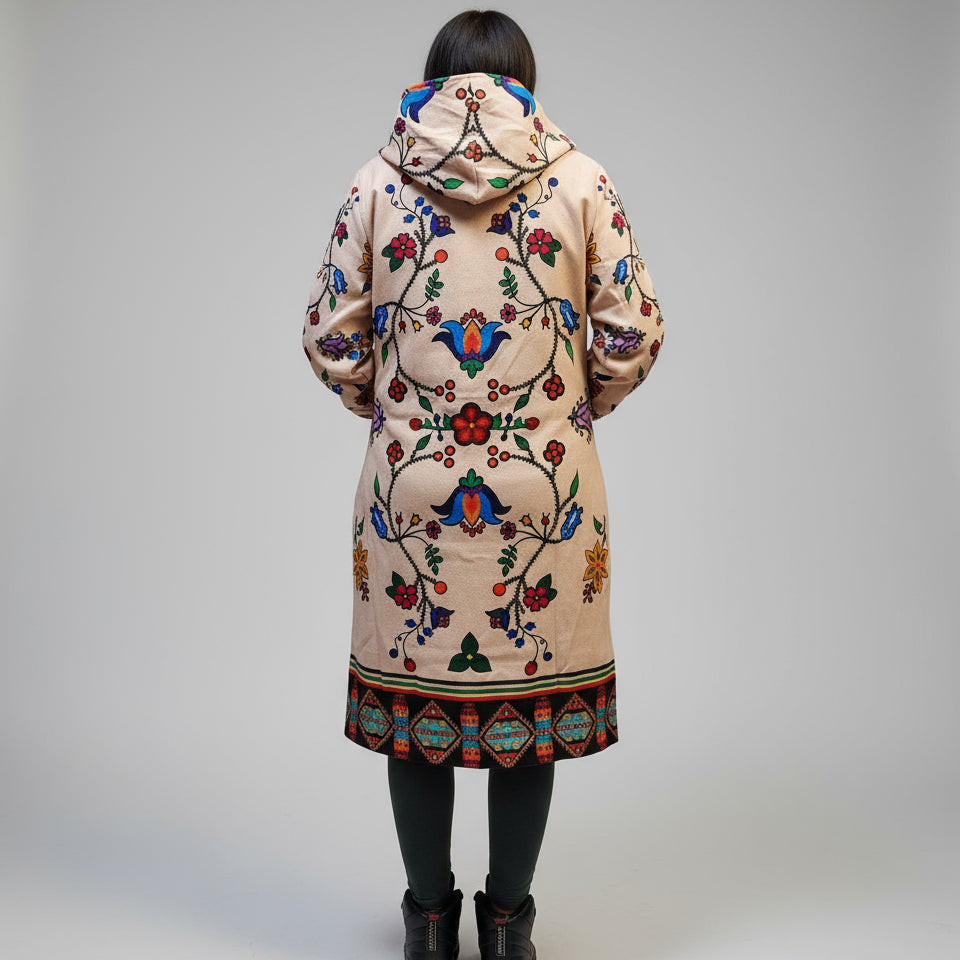 OLDTRIBES™ Ivory Winter Long Coat