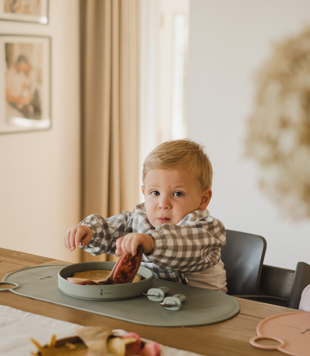 Waterproof Long-Sleeve Baby Bib | 6–24 months