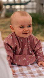 Waterproof Long-Sleeve Baby Bib | 6–24 months