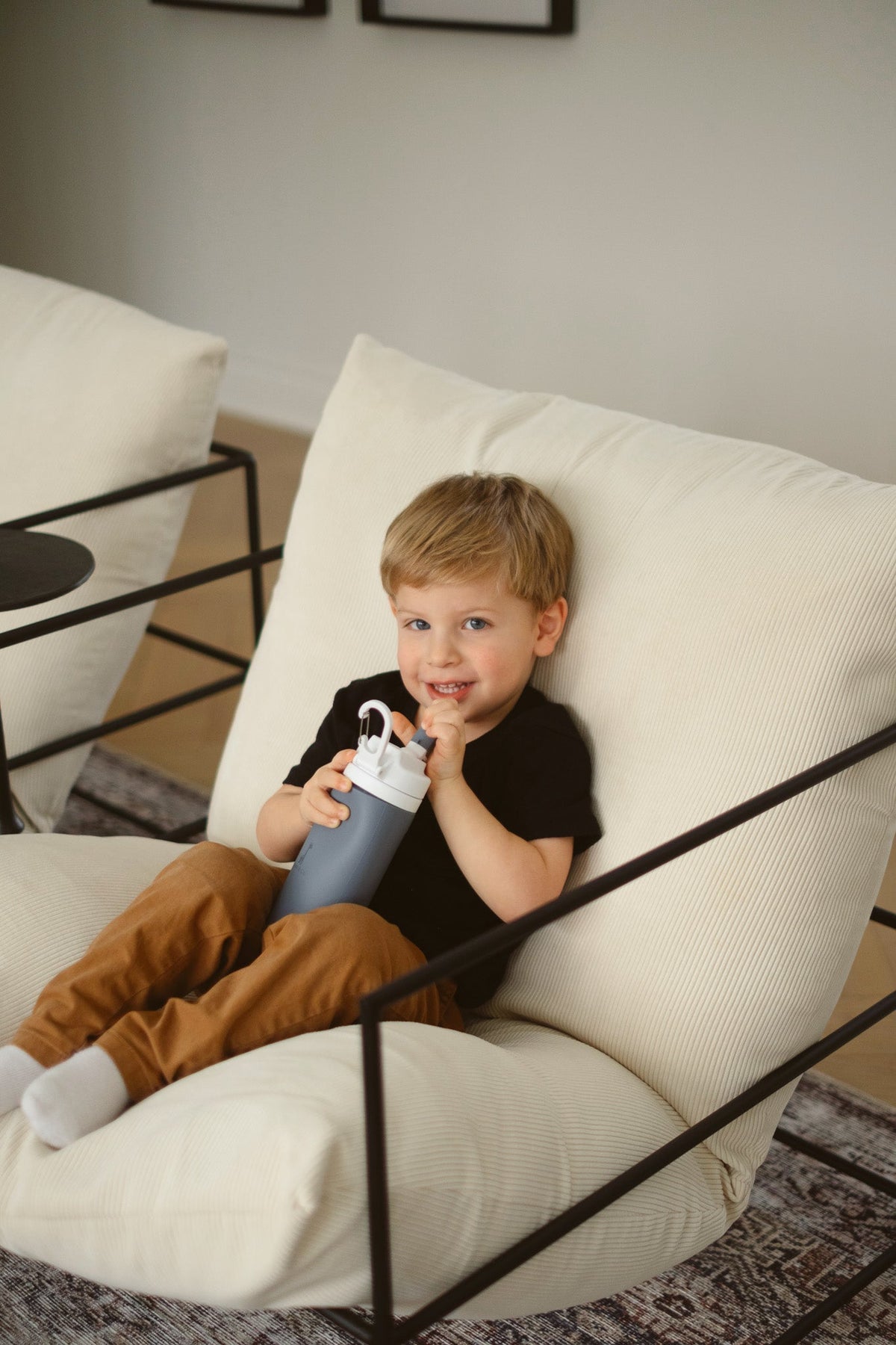 Kids' Silicone Water Bottle, 450 ml | Leak-Proof