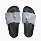 Women's Recycled Denim Slide Sandal