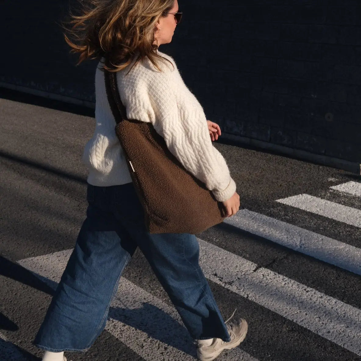 Teddy Fleece Tote