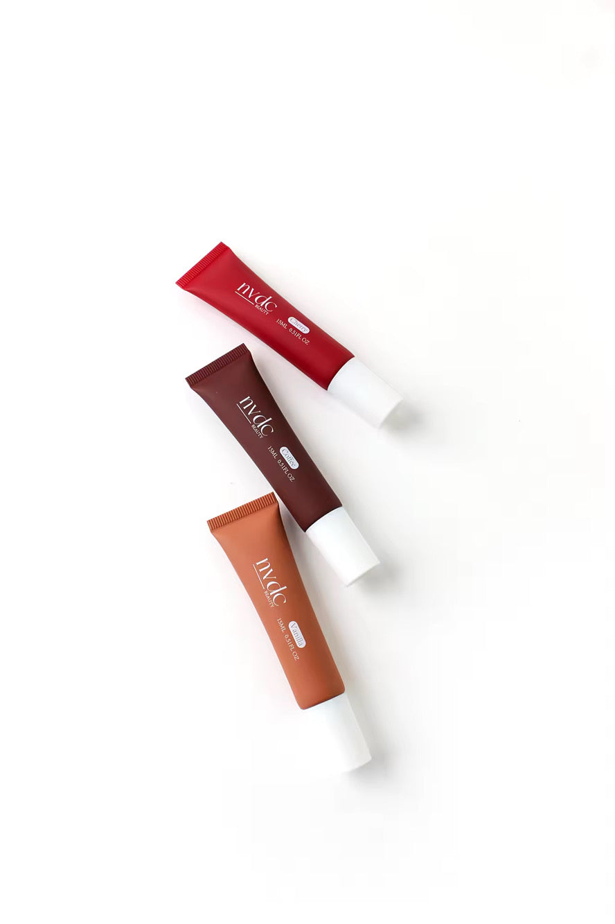 Vegan Lip Balm Trio Set – Peptide & Shea Butter, 3 Flavours