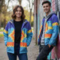 Purple Horizon Windbreaker