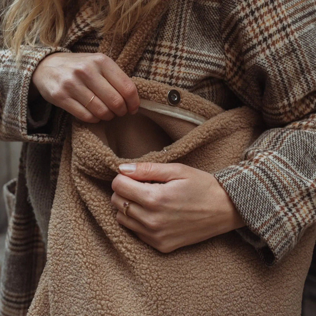 Teddy Fleece Tote