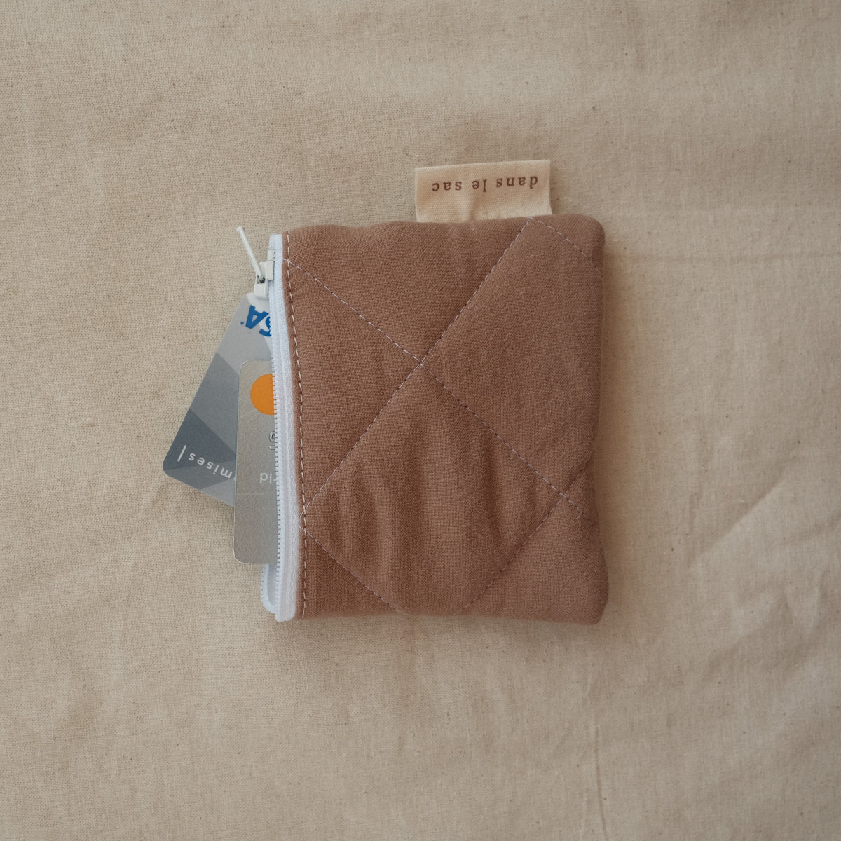 Quilted Cotton Coin Purse