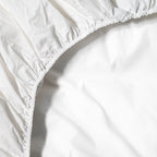 Essential Organic Percale Collection Fitted Sheet