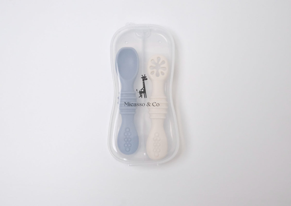 Silicone Baby-Led Weaning Spoons | Set of 2