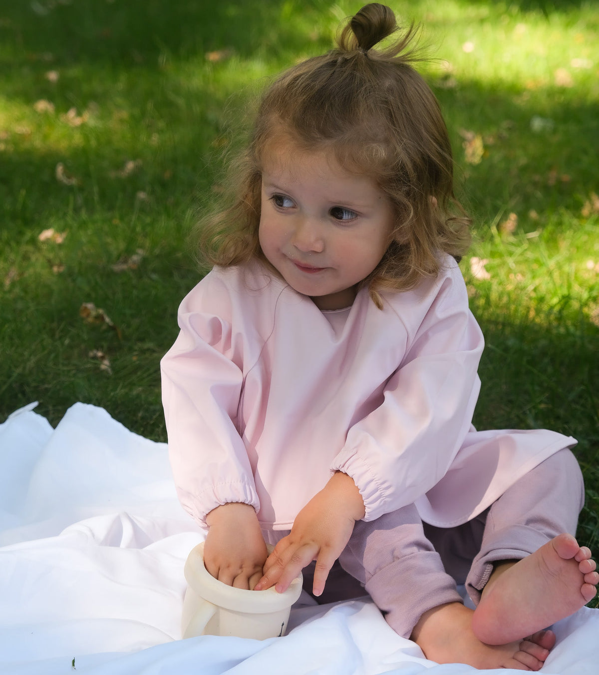 Waterproof Long-Sleeve Baby Bib | 6–24 months