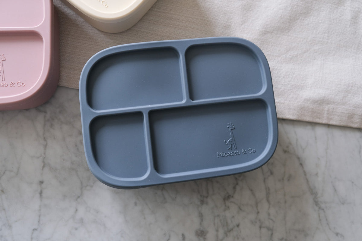 Silicone Bento Lunch Box | 4 Compartments