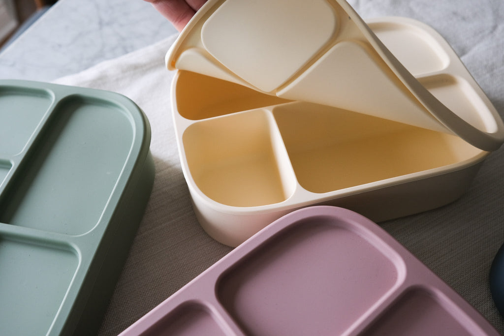 Silicone Bento Lunch Box | 4 Compartments
