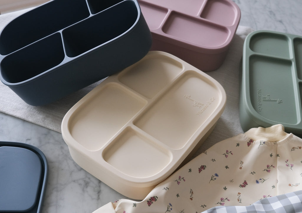 Silicone Bento Lunch Box | 4 Compartments