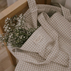 Organic Cotton Tote — Gingham Collection