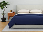 Essential Organic Percale Collection Duvet Cover & Pillowcase Set