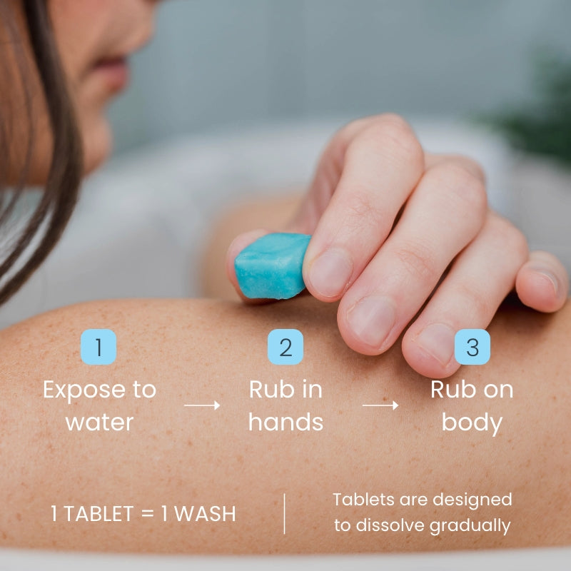 Body Wash Fragrance-free (40 tablets)