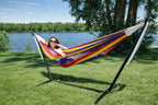 Double Mayan Hammock with Universal Stand