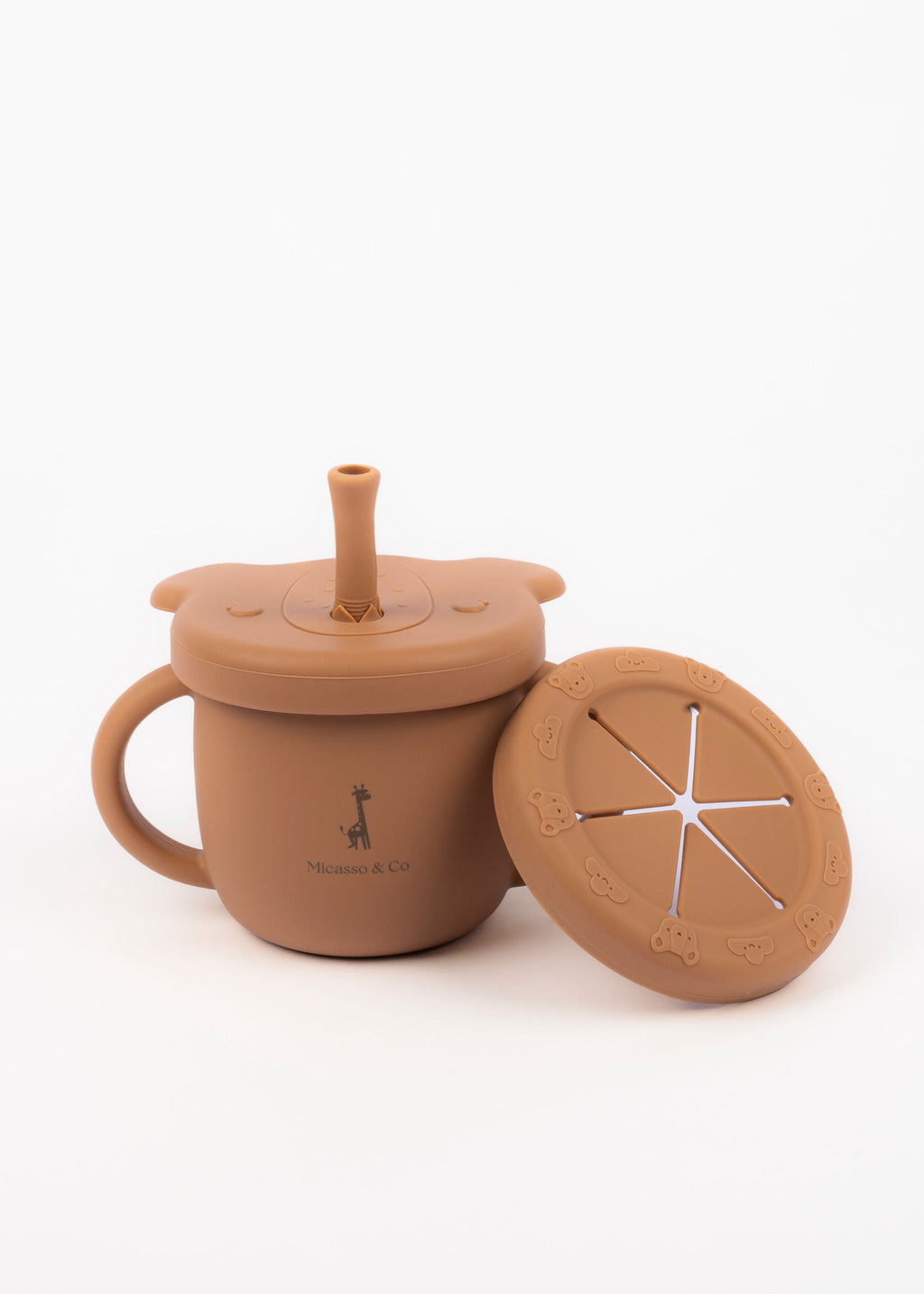 2-in-1 Silicone Kids' Cup | Snack and Drink
