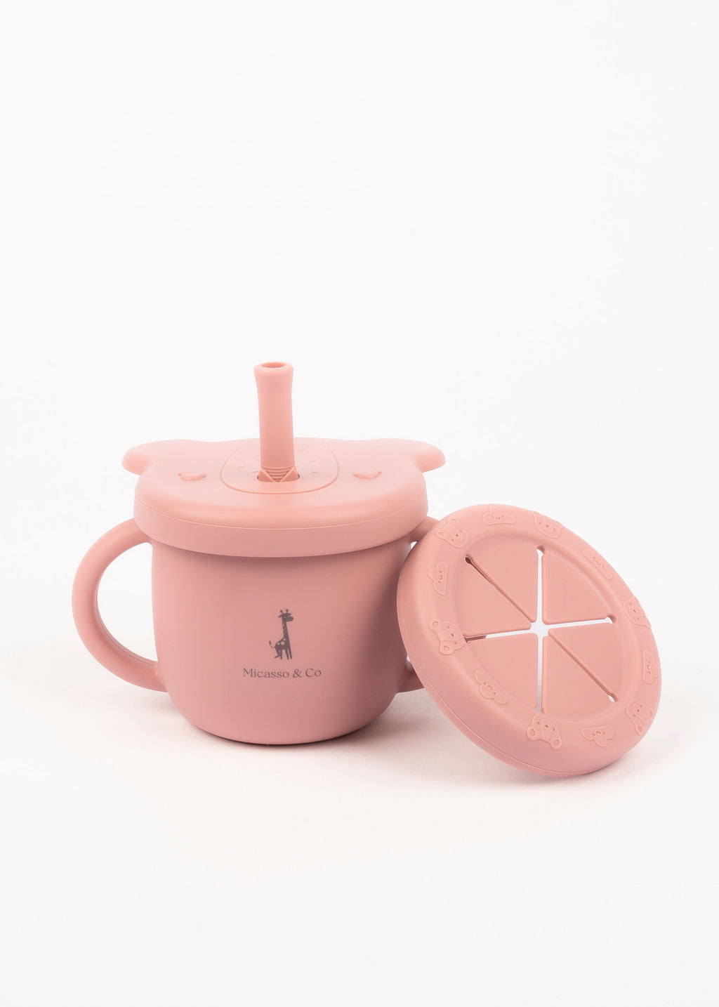 2-in-1 Silicone Kids' Cup | Snack and Drink