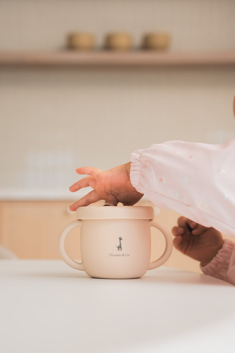 2-in-1 Silicone Kids' Cup | Snack and Drink