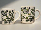 Mug Handcrafted Palestine Ceramic Mug Olive Harmony