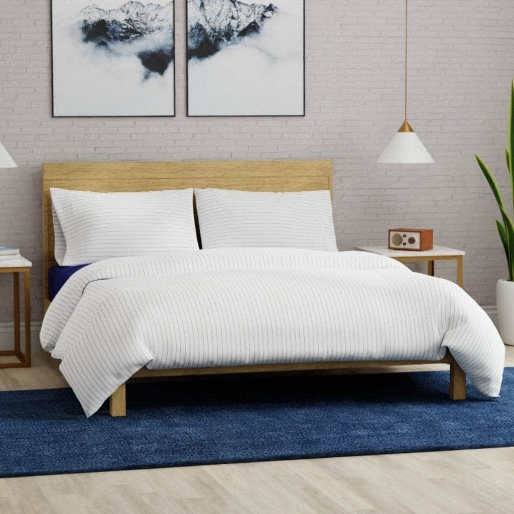Essential Organic Percale Collection Duvet Cover & Pillowcase Set
